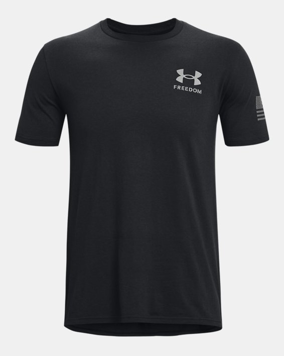 Men's UA Freedom Banner T-Shirt, Black, pdpMainDesktop image number 4